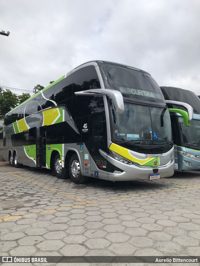 Brasil Sul Linhas Rodoviárias 3538 na cidade de Curitiba, Paraná, Brasil, por Aurelio Bittencourt. Número da foto: #9566565.