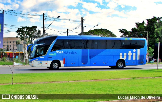 UTIL - União Transporte Interestadual de Luxo 9524 na cidade de Alfenas, Minas Gerais, Brasil, por Lucas Elson de Oliveira. Número da foto: #9567800.