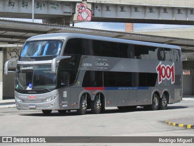 Auto Viação 1001 RJ 108.1143 na cidade de Rio de Janeiro, Rio de Janeiro, Brasil, por Rodrigo Miguel. ID da foto: 9570352.