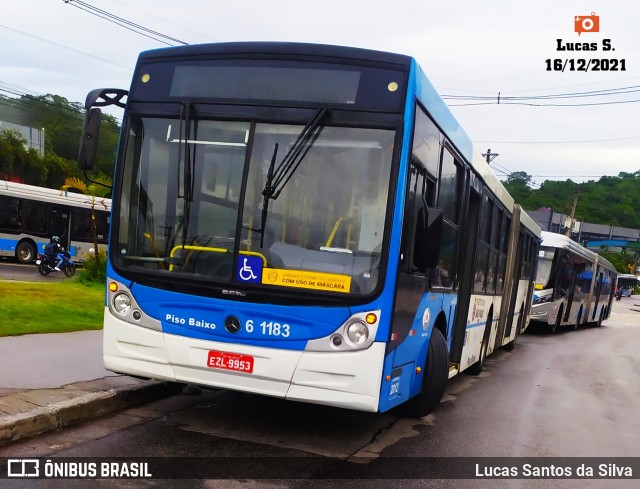 Viação Grajaú S.A. 6 1183 na cidade de São Paulo, São Paulo, Brasil, por Lucas Santos da Silva. Número da foto: #9568232.