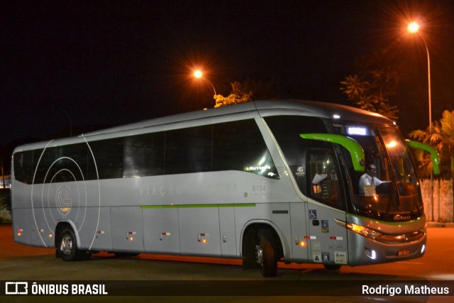 Viação Garcia 8134 na cidade de Maringá, Paraná, Brasil, por Rodrigo Matheus. ID da foto: 9570061.