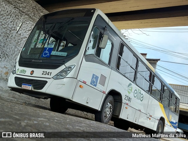 Viação Elite 2341 na cidade de Volta Redonda, Rio de Janeiro, Brasil, por Matheus Martins da Silva. ID da foto: 9567124.