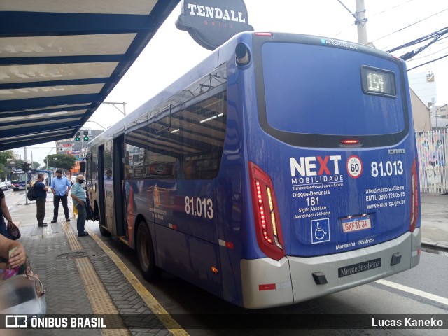 Next Mobilidade - ABC Sistema de Transporte 81.013 na cidade de São Bernardo do Campo, São Paulo, Brasil, por Lucas Kaneko. Número da foto: #9567846.