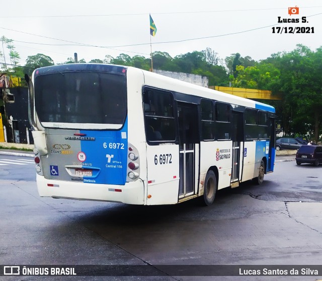 Transwolff Transportes e Turismo 6 6972 na cidade de São Paulo, São Paulo, Brasil, por Lucas Santos da Silva. Número da foto: #9568190.
