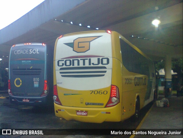 Empresa Gontijo de Transportes 7060 na cidade de Salvador, Bahia, Brasil, por Mario dos Santos Nogueira Junior. ID da foto: 9520193.