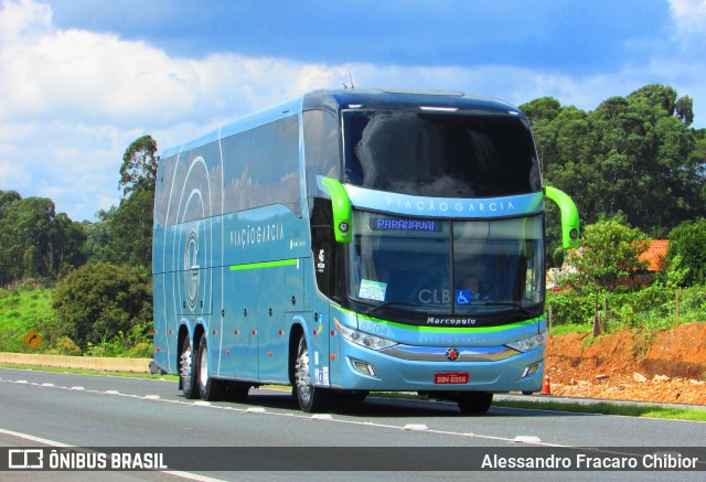 Viação Garcia 8504 na cidade de Campo Largo, Paraná, Brasil, por Alessandro Fracaro Chibior. ID da foto: 9518380.