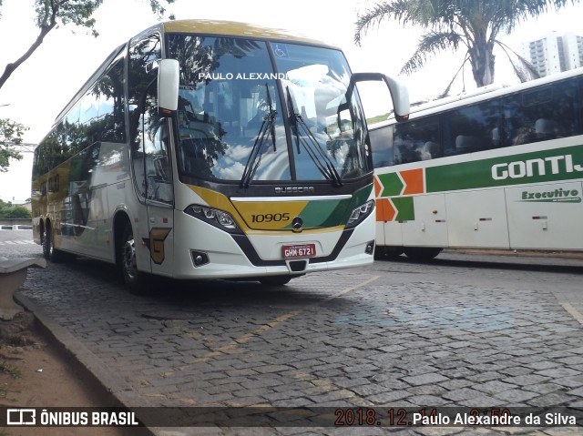 Empresa Gontijo de Transportes 10905 na cidade de Belo Horizonte, Minas Gerais, Brasil, por Paulo Alexandre da Silva. ID da foto: 9520060.