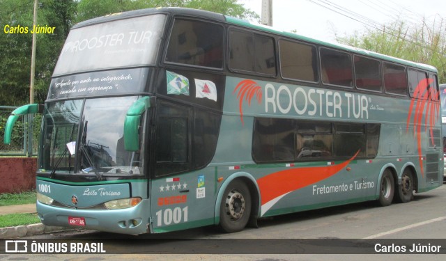 Rooster Tur Fretamento e Turismo 1001 na cidade de Caldas Novas, Goiás, Brasil, por Carlos Júnior. ID da foto: 9518863.