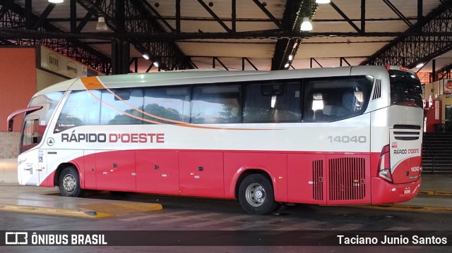 Rápido D´Oeste 14040 na cidade de Barretos, São Paulo, Brasil, por Taciano Junio Santos. Número da foto: #9519402.