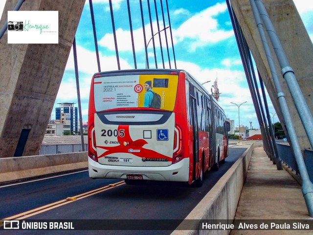 Itajaí Transportes Coletivos 2005 na cidade de Campinas, São Paulo, Brasil, por Henrique Alves de Paula Silva. Número da foto: #9518704.