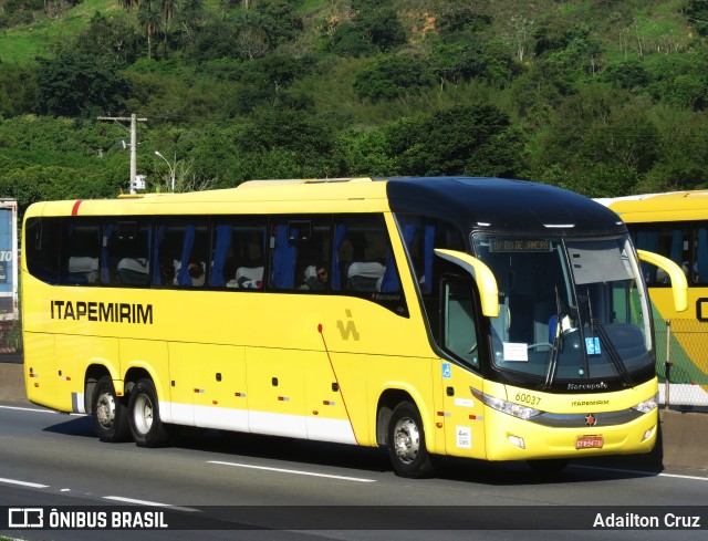 Viação Itapemirim 60037 na cidade de Aparecida, São Paulo, Brasil, por Adailton Cruz. Número da foto: #9520525.