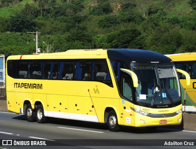 Viação Itapemirim 60037 na cidade de Aparecida, São Paulo, Brasil, por Adailton Cruz. ID da foto: 9520525.