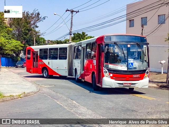 Itajaí Transportes Coletivos 2961 na cidade de Campinas, São Paulo, Brasil, por Henrique Alves de Paula Silva. Número da foto: #9520179.