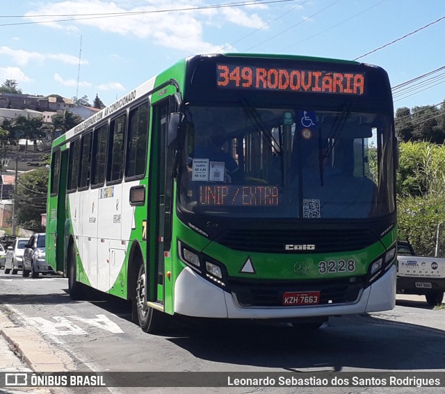 VB Transportes e Turismo 3228 na cidade de Campinas, São Paulo, Brasil, por Leonardo Sebastiao dos Santos Rodrigues. ID da foto: 9573592.