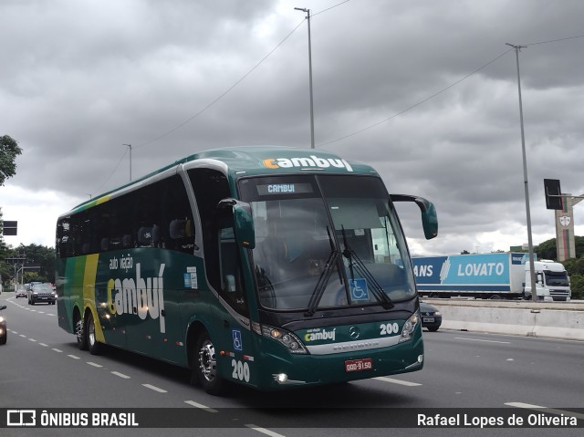 Auto Viação Cambuí 200 na cidade de São Paulo, São Paulo, Brasil, por Rafael Lopes de Oliveira. Número da foto: #9570787.