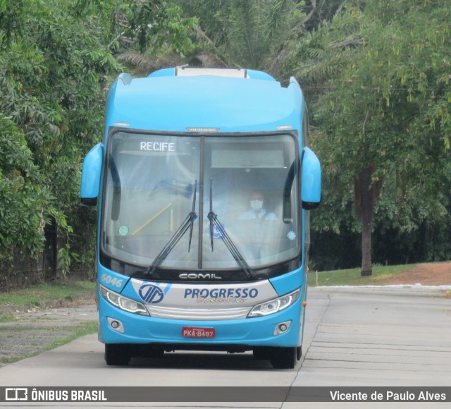 Auto Viação Progresso 6046 na cidade de Recife, Pernambuco, Brasil, por Vicente de Paulo Alves. ID da foto: 9572200.