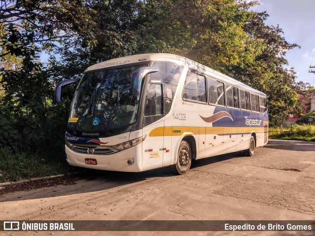 Taipastur Transportes Turísticos 1403 na cidade de Franco da Rocha, São Paulo, Brasil, por Espedito de Brito Gomes. ID da foto: 9573163.