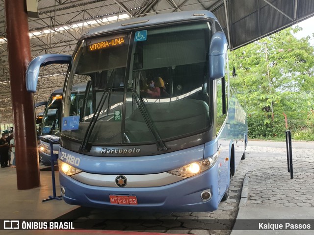 Viação Águia Branca 24180 na cidade de Vitória, Espírito Santo, Brasil, por Kaique Passos. ID da foto: 9571477.