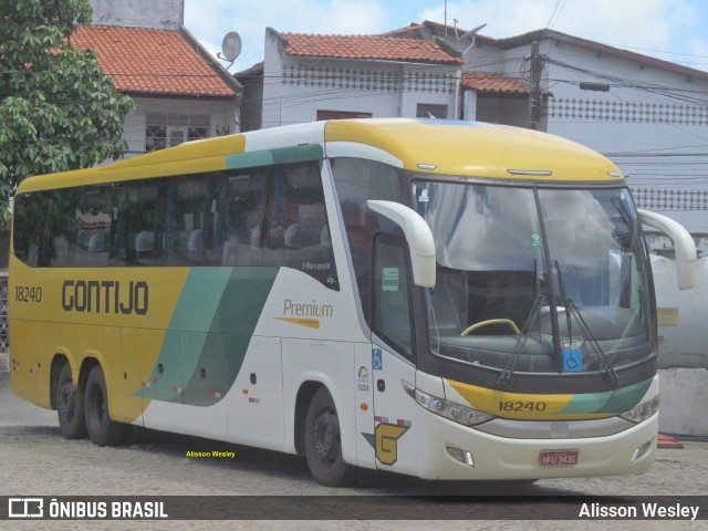 Empresa Gontijo de Transportes 18240 na cidade de Fortaleza, Ceará, Brasil, por Alisson Wesley. ID da foto: 9573103.