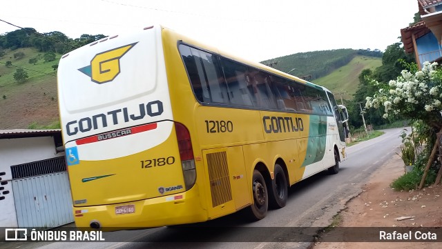 Empresa Gontijo de Transportes 12180 na cidade de Dom Silvério, Minas Gerais, Brasil, por Rafael Cota. ID da foto: 9571682.