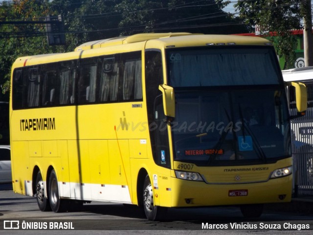 Viação Itapemirim 49007 na cidade de Macaé, Rio de Janeiro, Brasil, por Marcos Vinicius Souza Chagas. Número da foto: #9573645.