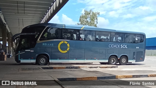 Viação Cidade Sol 8540 na cidade de Cruz das Almas, Bahia, Brasil, por Flávio  Santos. Número da foto: #9570474.