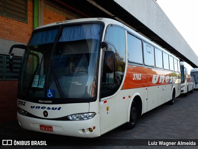 Unesul de Transportes 3762 na cidade de Porto Alegre, Rio Grande do Sul, Brasil, por Luiz Wagner Almeida. ID da foto: 9572634.