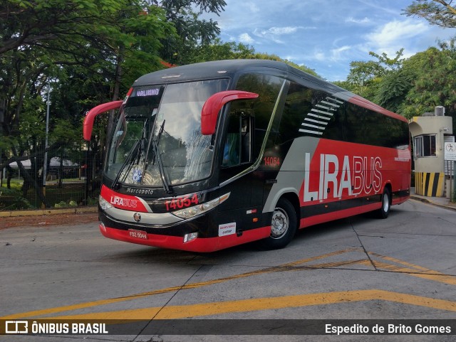 Lirabus 14054 na cidade de São Paulo, São Paulo, Brasil, por Espedito de Brito Gomes. Número da foto: #9573229.