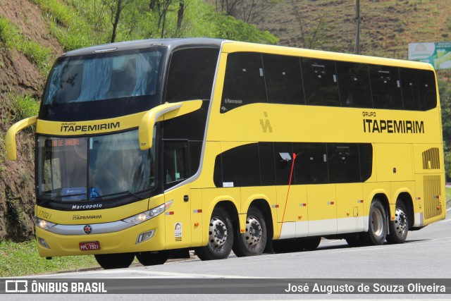 Viação Itapemirim 17021 na cidade de Piraí, Rio de Janeiro, Brasil, por José Augusto de Souza Oliveira. ID da foto: 9573168.