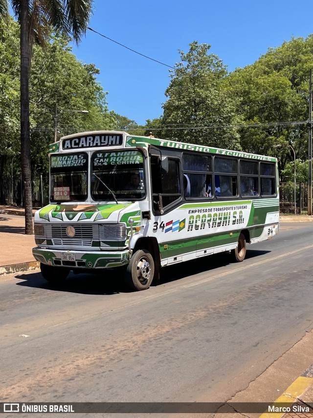 Acaraymi S.A. - Línea 2 34 na cidade de Ciudad del Este, Alto Paraná, Paraguai, por Marco Silva. Número da foto: #9572320.