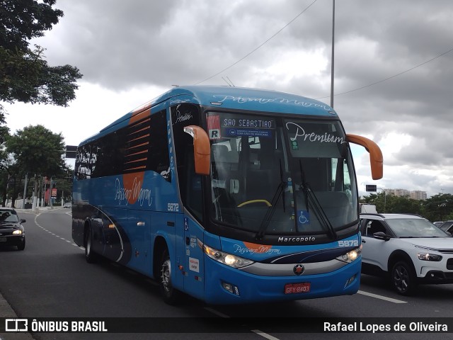 Empresa de Ônibus Pássaro Marron 5872 na cidade de São Paulo, São Paulo, Brasil, por Rafael Lopes de Oliveira. ID da foto: 9574866.