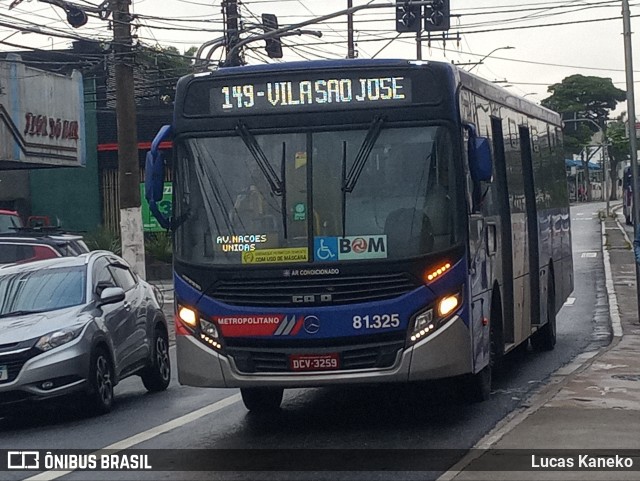 Next Mobilidade - ABC Sistema de Transporte 81.325 na cidade de São Bernardo do Campo, São Paulo, Brasil, por Lucas Kaneko. ID da foto: 9574237.