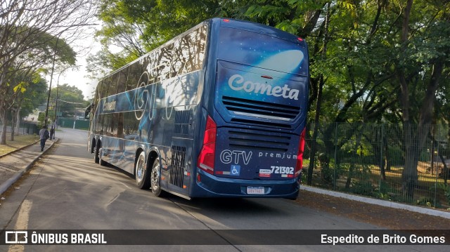 Viação Cometa 721302 na cidade de São Paulo, São Paulo, Brasil, por Espedito de Brito Gomes. Número da foto: #9576460.