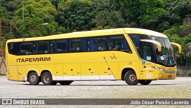 Viação Itapemirim 60035 na cidade de Leopoldina, Minas Gerais, Brasil, por Júlio César Paixão Lacerda. ID da foto: 9574872.