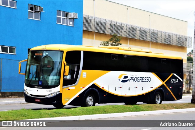 Viação Progresso 32314 na cidade de Três Rios, Rio de Janeiro, Brasil, por Adriano Duarte. ID da foto: 9574827.