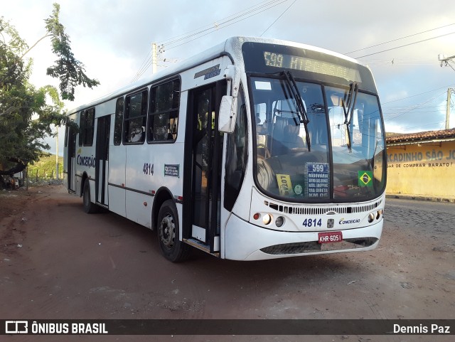 Empresa de Transportes Nossa Senhora da Conceição 4814 na cidade de Natal, Rio Grande do Norte, Brasil, por Dennis Paz. Número da foto: #9574843.