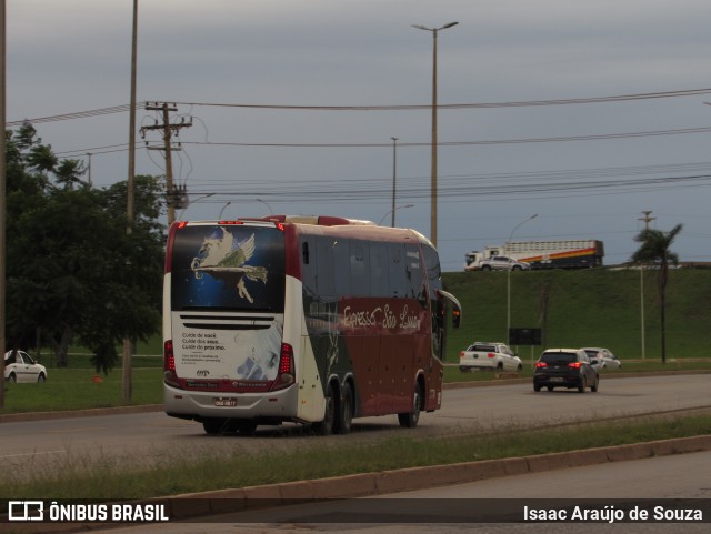 Expresso São Luiz 7770 na cidade de Samambaia, Distrito Federal, Brasil, por Isaac Araújo de Souza. Número da foto: #9574451.