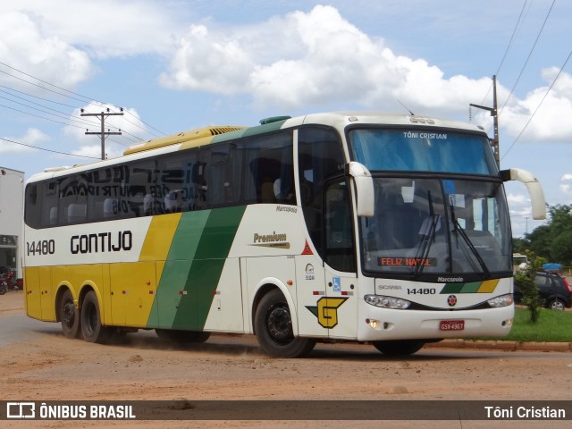 Empresa Gontijo de Transportes 14480 na cidade de Ariquemes, Rondônia, Brasil, por Tôni Cristian. Número da foto: #9573935.