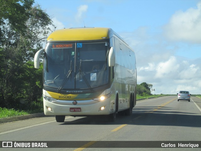 Empresa Gontijo de Transportes 16500 na cidade de Nova Viçosa, Bahia, Brasil, por Carlos  Henrique. Número da foto: #9575207.