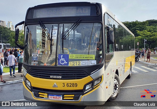 Transunião Transportes 3 6289 na cidade de São Paulo, São Paulo, Brasil, por Claudio Luiz. Número da foto: #9576091.