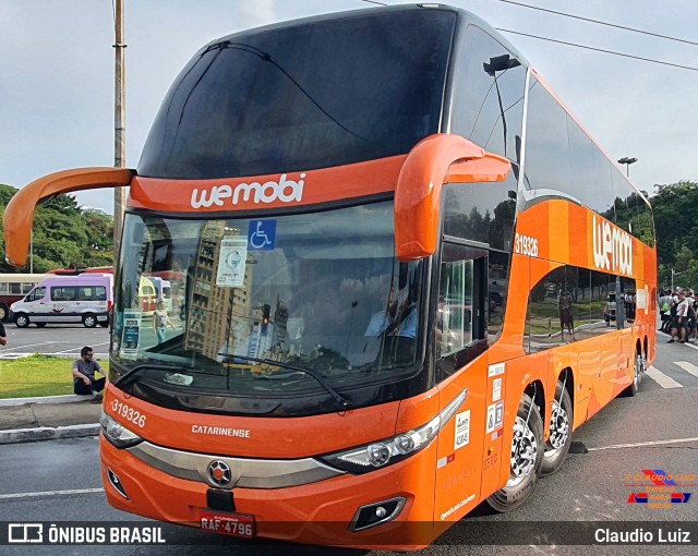 Auto Viação Catarinense 319326 na cidade de São Paulo, São Paulo, Brasil, por Claudio Luiz. Número da foto: #9576127.