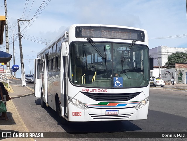 Reunidas Transportes Urbanos 08050 na cidade de Natal, Rio Grande do Norte, Brasil, por Dennis Paz. Número da foto: #9574822.