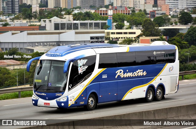 Primotur Transportes e Turismo 21400 na cidade de Barueri, São Paulo, Brasil, por Michael  Alberto Vieira. Número da foto: #9575009.