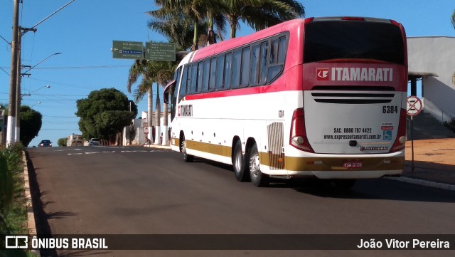 Expresso Itamarati 6384 na cidade de Estrela d`Oeste, São Paulo, Brasil, por João Vitor Pereira. Número da foto: #9574488.