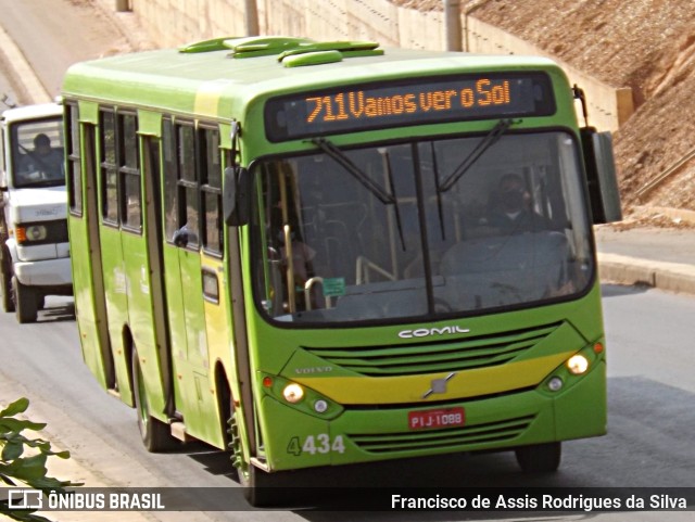 Transcol Transportes Coletivos 04434 na cidade de Teresina, Piauí, Brasil, por Francisco de Assis Rodrigues da Silva. Número da foto: #9576944.