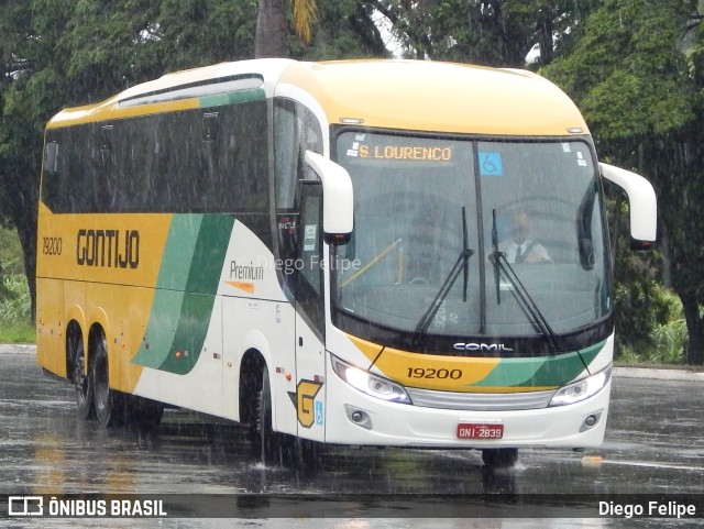 Empresa Gontijo de Transportes 19200 na cidade de Formiga, Minas Gerais, Brasil, por Diego Felipe. ID da foto: 9577421.