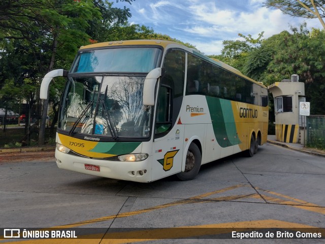 Empresa Gontijo de Transportes 17095 na cidade de São Paulo, São Paulo, Brasil, por Espedito de Brito Gomes. Número da foto: #9578757.
