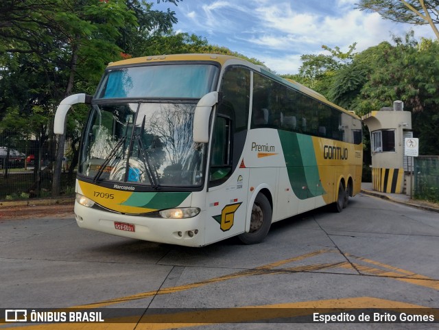 Empresa Gontijo de Transportes 17095 na cidade de São Paulo, São Paulo, Brasil, por Espedito de Brito Gomes. ID da foto: 9578757.