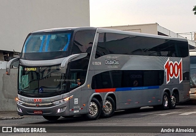 Auto Viação 1001 RJ 108.514 na cidade de Rio de Janeiro, Rio de Janeiro, Brasil, por André Almeida. ID da foto: 9578505.