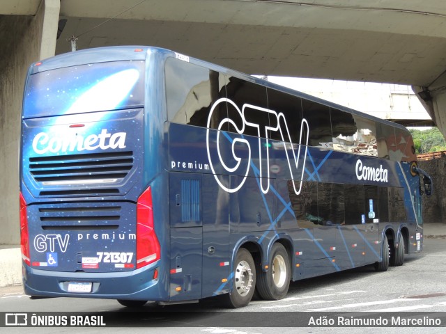 Viação Cometa 721307 na cidade de Belo Horizonte, Minas Gerais, Brasil, por Adão Raimundo Marcelino. Número da foto: #9580031.